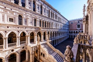 Palazzo-Ducale-Venezia Itinerario-i-Tesori-del-Doge vista-da-terrazza-Orologio